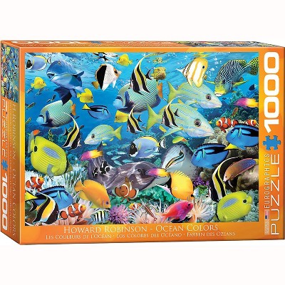 Eurographics Inc. Ocean Colors by Howard Robinson 1000 Piece Jigsaw Puzzle