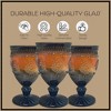 Artland Orange & Black Goblet - Set of 4 - 3 of 4