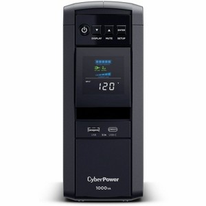 CyberPower PFC Sinewave UPS CP1000PFCLCD 1000VA Mini-Tower - 1 of 4