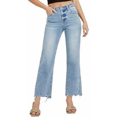 Women's High Rise Relaxed Straight Jean - RISEN