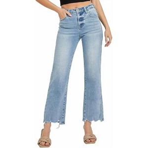 Women's High Rise Relaxed Straight Jean - RISEN - 1 of 4