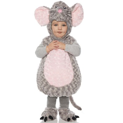 Underwraps Costumes Mouse Belly Baby Toddler Costume, Medium