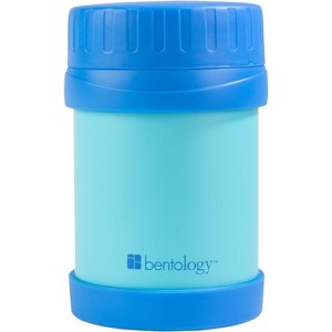 Bentology Stainless Steel Insulated Lunch 13 oz Jar – Leak-Proof Storage Container for Hot & Cold Food - BPA Free - Fits Most Lunch Boxes - Blue - 1 of 3