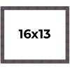 PosterPalooza | Slim Profile Brown Picture Frame - UV Acrylic, Backing Board, Hanging Hardware Included - 2 of 4