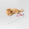 40" Jellyfish Cat Wand Toy - Sun Squad™ - 2 of 3