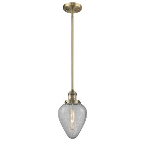 Geneseo - 1 Light Stem Hung Mini Pendant In Industrial Style-8.5 Inches Tall and 6.5 Inches Wide - 1 of 1