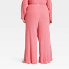 Women's Cozy Ribbed Wide Leg Pants - Auden™ - 2 of 3