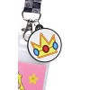 Nintendo Super Mario Princess Peach ID Badge Holder Lanyard w/ Rubber Charm - 3 of 4