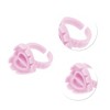 Unique Bargains Portable Heart-shaped Glue Rings 100 Pcs - 3 of 4