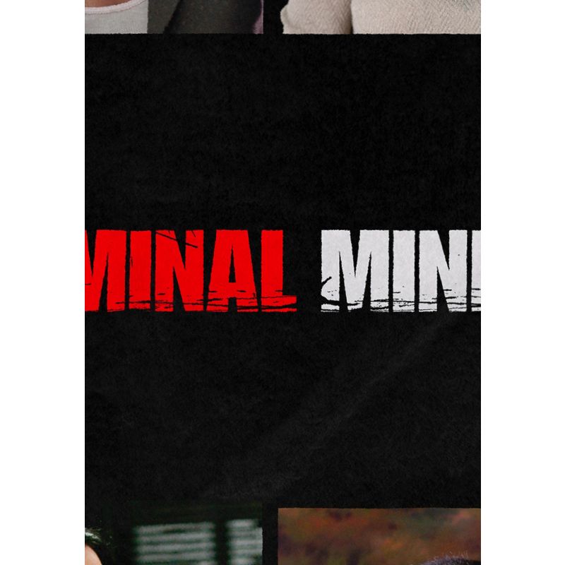 Criminal Minds Cast TV Series Soft Plush Fleece Throw Blanket Multicoloured, 3 of 4
