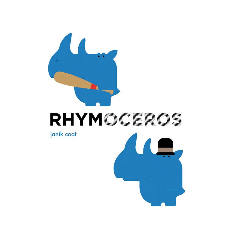 Rhymoceros (a Grammar Zoo Book) - (A Grammar Zoo Book) by  Janik Coat (Board Book), 1 of 2