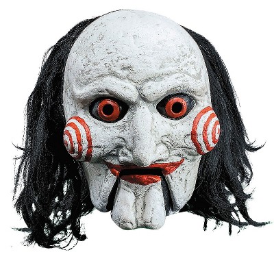 Adult Saw Movies Billy Puppet With Moving Mouth Costume Mask -  - White