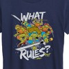 Women's - Teenage Mutant Ninja Turtles - What Rules Short Sleeve Graphic T-Shirt - 2 of 4