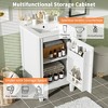 ChicFurnit 20 Inch Bathroom Vanity with Sink Freestanding Storage Cabinet with Soft Close Door Adjustable Shelf for Bathroom, 19.25"*18"*33.8" - 4 of 4
