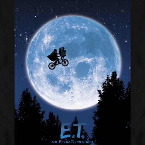 Men s Universal E.T. the Extra Terrestrial Short Sleeve Graphic T Shirt Black S