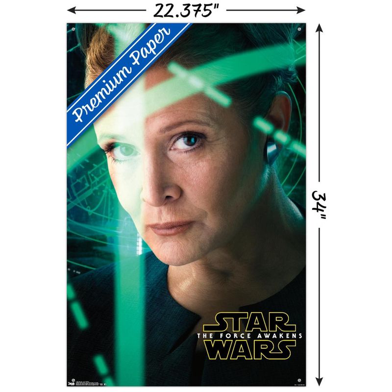 Trends International Star Wars: The Force Awakens - Leia Portrait Unframed Wall Poster Prints, 3 of 7