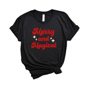 Simply Sage Market Women's Merry and Magical Short Sleeve Graphic Tee - 1 of 3