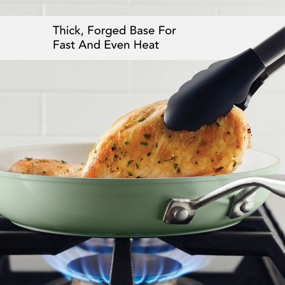 Pistachio 10-Inch Hard Anodized Ceramic Nonstick Frying Pan