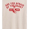 Women's - Are You Afraid of the Dark - Red Match Logo Oversized Graphic T-Shirt - 2 of 4