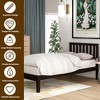 NicBex Twin Size Wood Platform Bed Frame with Headboard,12" Under Bed Storage,Solid Wood Slats Support,No Box Spring Needed,Easy Assembly - 3 of 4