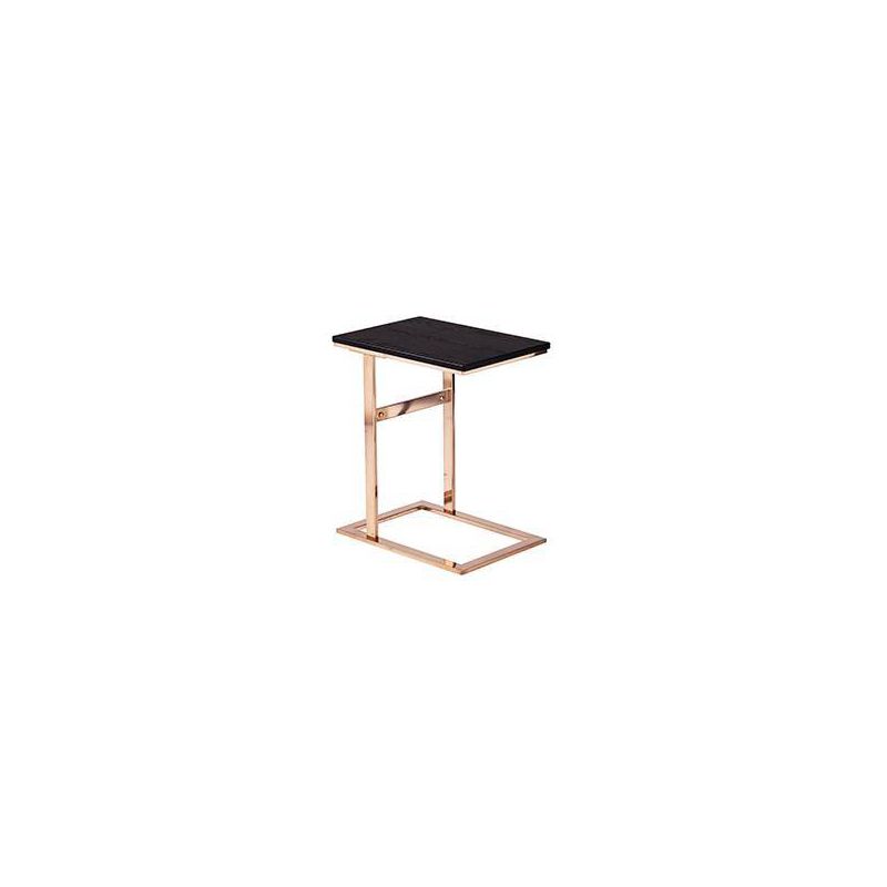 Rainer Contemporary C Table Black/Champagne - Aiden Lane, 4 of 8