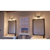 Urban Ambiance Luxury Vintage Bathroom Vanity Light,  9.25"H x 15.375"W,  Polished Chrome Finish, UHP2552 - 2 of 4