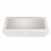 O'Creme White Log Box with Window, 11.25" x 7" x 5.25" - Pack of 5 - image 2 of 3