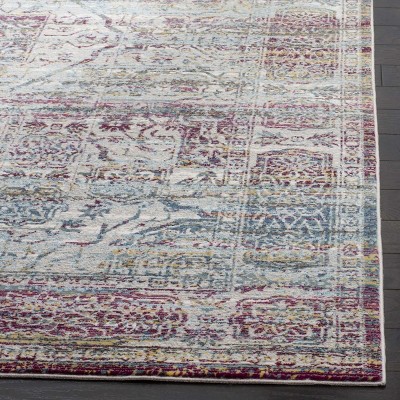 Classic Red Synthetic 4' x 6' Hand-Knotted Area Rug