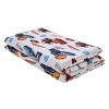 NoJo Disney Cars Radiator Springs White, Blue, and Red Lightning McQueen and Tow-Mater Preschool Nap Pad Sheet - 2 of 4
