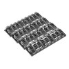 Spice Drawer Organizer with 36 Glass Spice Jars, 386 Labels, for Kitchen Drawers,Black - 3 of 4