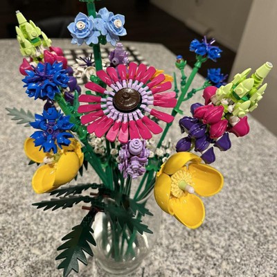 LEGO Icons Wildflower Bouquet Artificial Flowers 10313