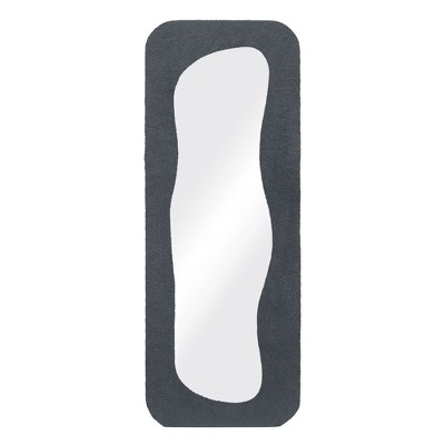 Beautyolove 24'' x 63" Blue Free-standing Full Length Mirror