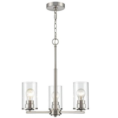 Millennium Lighting Verlana 3 - Light Chandelier in  Brushed Nickel