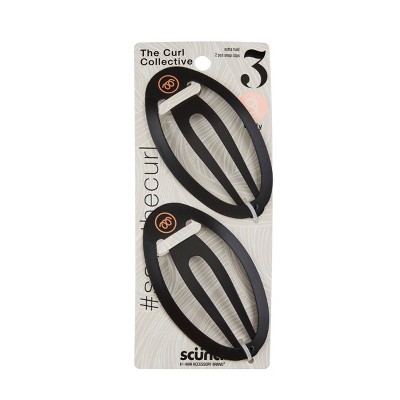 Conair Curl Collective Curl 3 Curly Snap Clips - 2pk