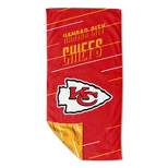 NFL Kansas City Chiefs Splitter Beach Towel with Mesh Bag