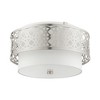 Livex Lighting Calinda 3 - Light Semi-Flush Mount in  Brushed Nickel - 4 of 4