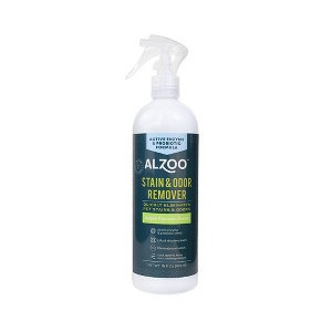 ALZOO Stain & Odor Remover Apple Scented Blossom Liquid Spray with Cap - 16oz - 1 of 4