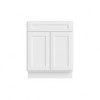 HOMLUX Easy-DIY Ready to Assemble Bath Vanity Cabinet without Top in Shaker White - 4 of 4