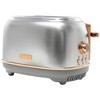 Haden Heritage 4 Slice Wide Slot Stainless Steel Toaster Bundled with 1.7 Liter Stainless Steel Electric Water Kettle, Steel & Copper - 2 of 4