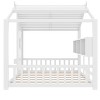 Polibi Floor House Bed with Built-In Storage Shelves & Slatted Roof - 4 of 4