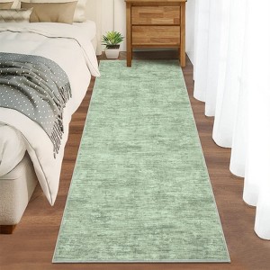 Washable Rugs for Living Room Modern Distressed Bedroom Rug Soft Large Area Rug Non Slip Throw Rugs Low Pile Stain Resistant Carpet for Dining Room - 1 of 4