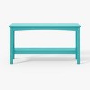 WestinTrends Malibu 55" All Weather HDPE Outdoor Patio Two Shelf Table - 4 of 4