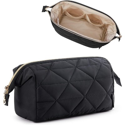BAGSMART Makeup Bag Travel Makeup Bag, Cute Puffy Make Up Bag