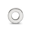 Black Bow Jewelry Sterling Silver Grooved Spacer Bead Charm, 2 x 8mm - 2 of 4