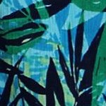 turquoise tropical leaves