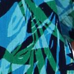 turquoise tropical leaves