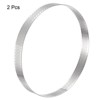 Unique Bargains Heat-Resistant Perforated Stainless Steel Cake Rings for Baking - 3 of 4