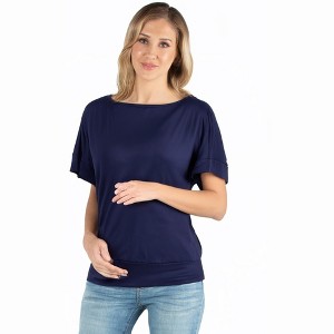 Maternity Loose Fit Dolman Top - 24seven Comfort Apparel™ - 1 of 4