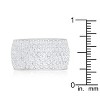 Slickblue Classic Women's Band Ring with Cubic Zirconia, Rose Gold / Silver, 3 Carat, Prong Set, Sizes 5-10 - 4 of 4
