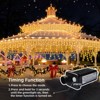 Itopfox 480 LED Warm White Icicle Lights 99ft 8 Modes Waterproof Curtain String Light 1 Pack for Outdoor Indoor Christmas Decoration - 4 of 4